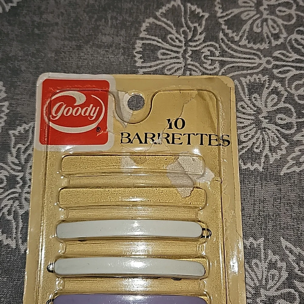 Vintage | 1982 Goody Brand Blue, Pink, Purple & White Barrettes